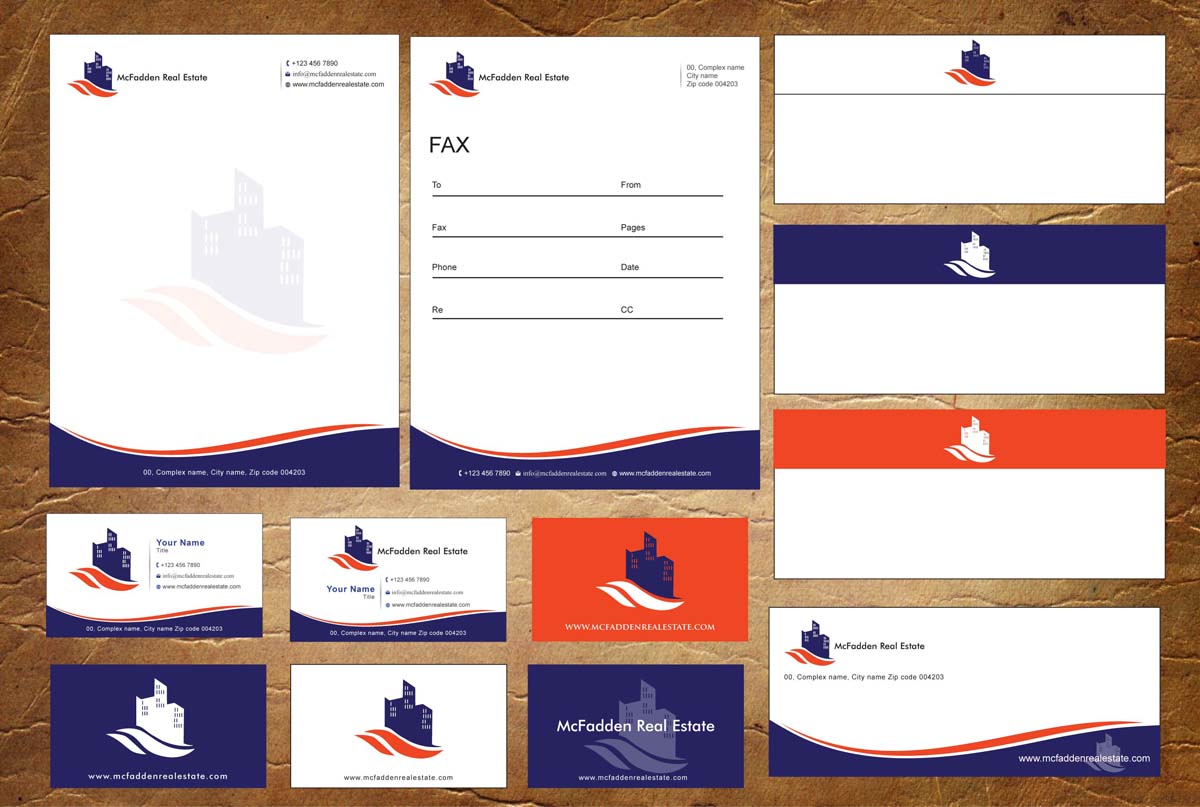Diseño de Membrete por Sandy1155 para McFadden Real Estate | Diseño #3257121