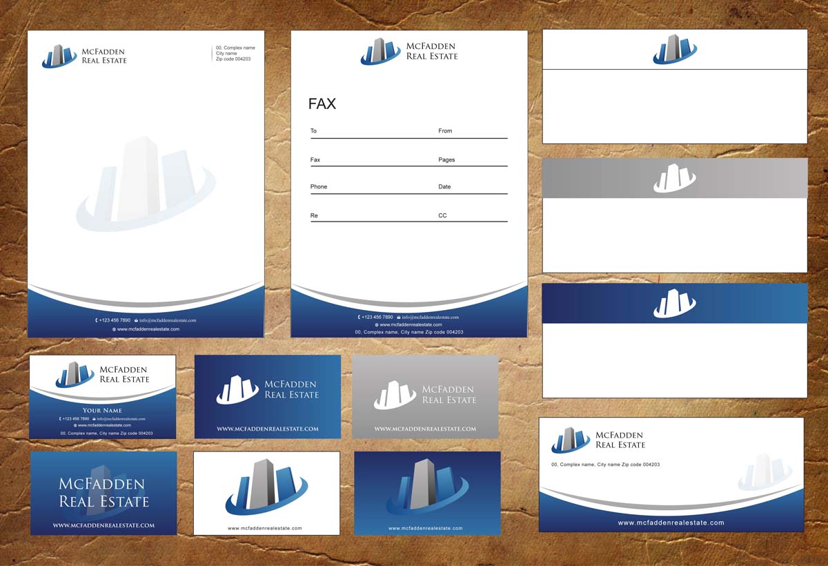 Diseño de Membrete por Sandy1155 para McFadden Real Estate | Diseño #3261290