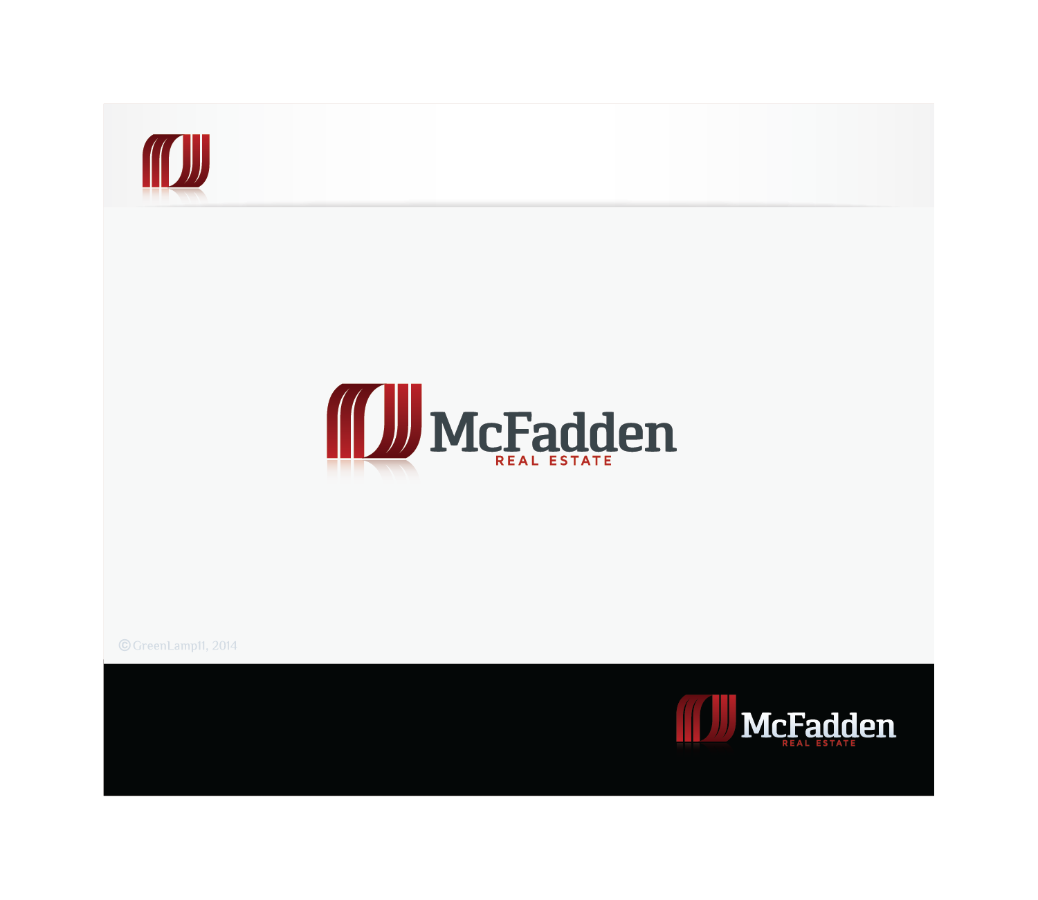 Diseño de Membrete por GreenLamp para McFadden Real Estate | Diseño #3270886