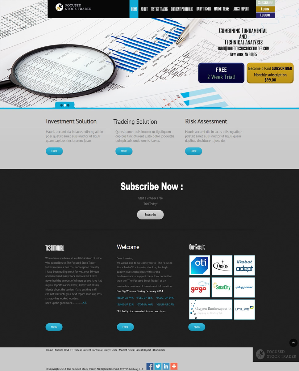 Web Design par Shoaib Abbasi pour TFST Publishing, LLC | Design #3323154