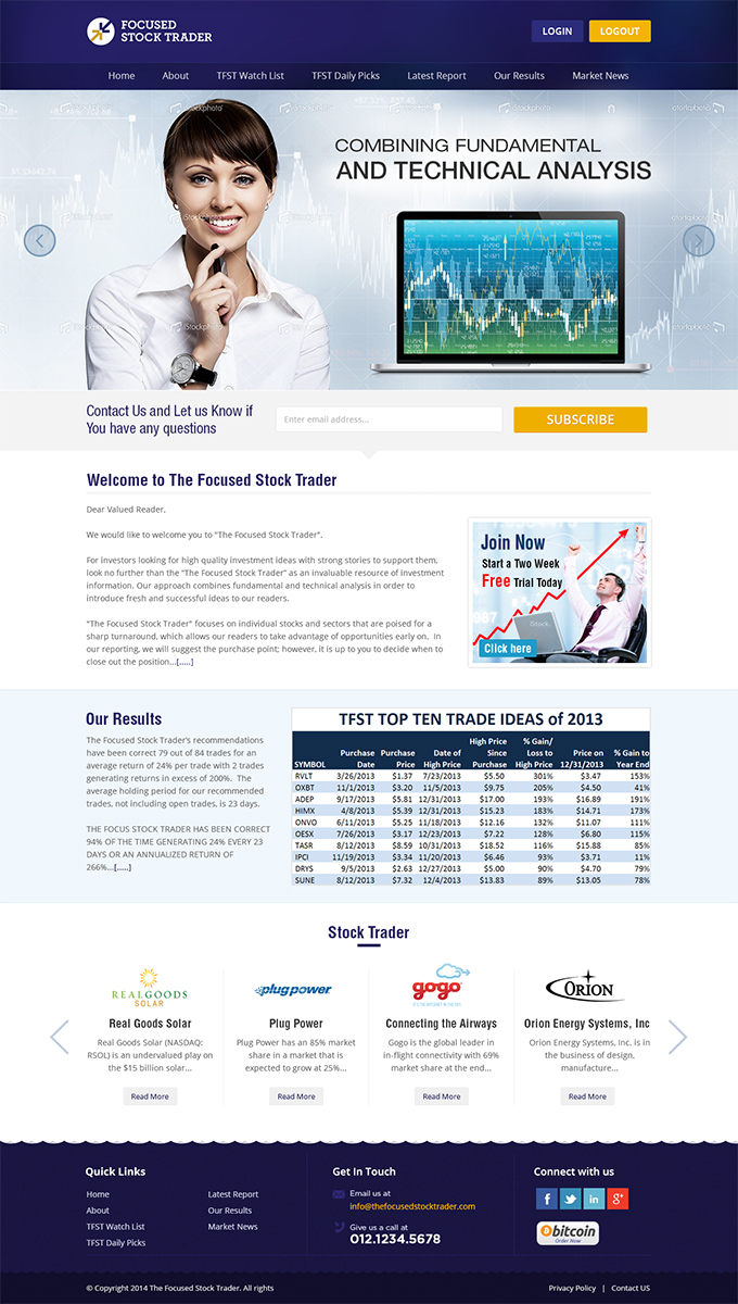 Web Design par Mayank Patel pour TFST Publishing, LLC | Design #3274507