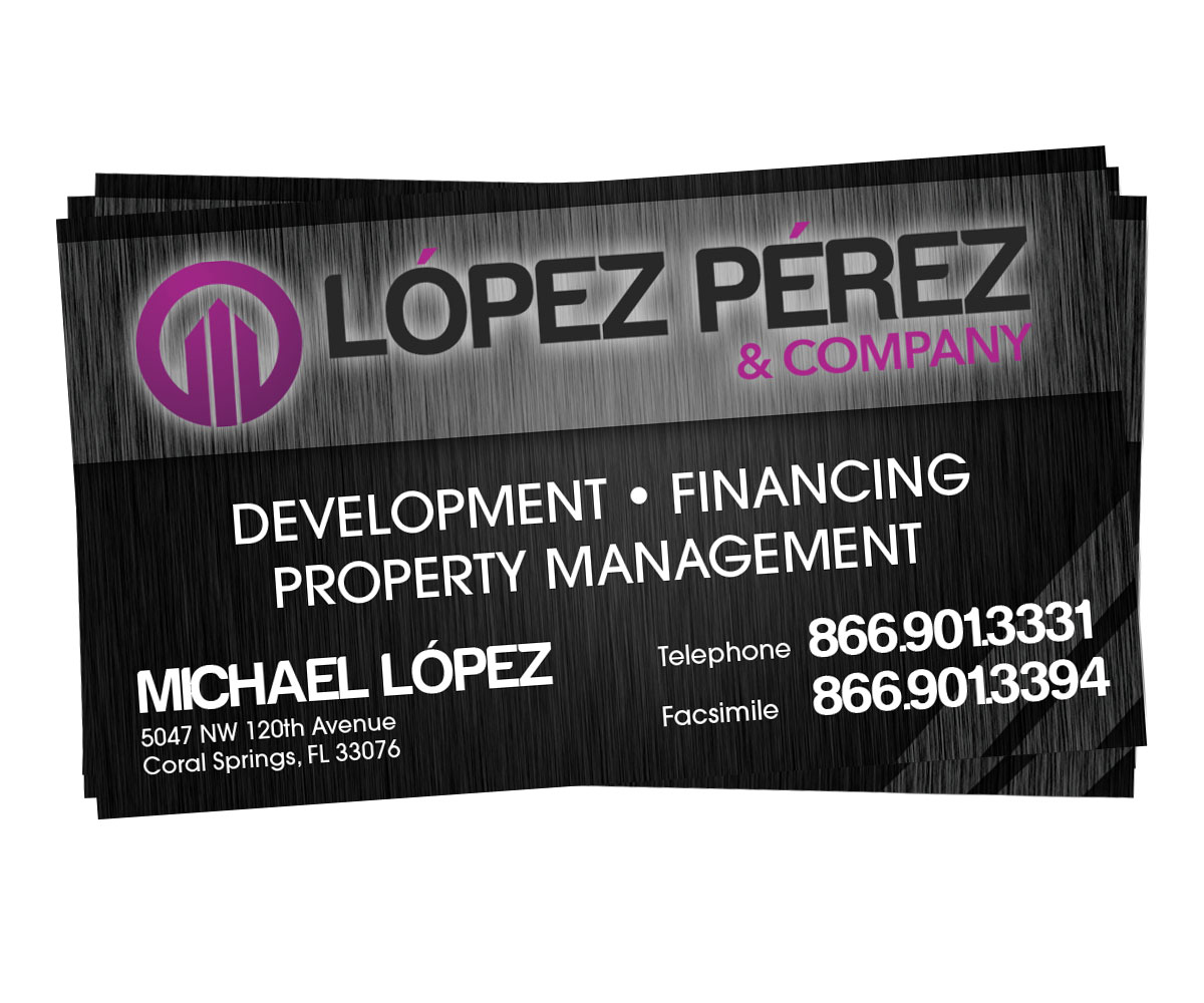 Design de Carte de Visite par arvin.garcia pour Lopez Perez & Company | Design #3263608