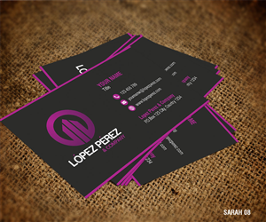 Design de Carte de Visite par Sarah Haroon pour Lopez Perez & Company | Design : #3262250