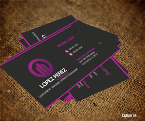Design de Carte de Visite par Sarah Haroon pour Lopez Perez & Company | Design : #3264558