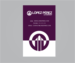 Design de Carte de Visite par subinps pour Lopez Perez & Company | Design : #3255535