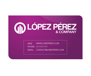 Design de Carte de Visite par subinps pour Lopez Perez & Company | Design : #3255543