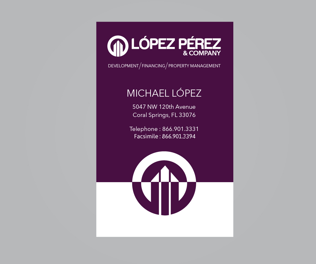 Business Card Design by subinps for Lopez Perez & Company | Design #3266481