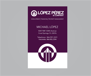 Design de Carte de Visite par subinps pour Lopez Perez & Company | Design : #3266481