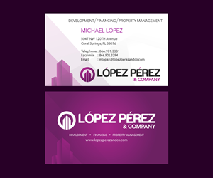 Design de Carte de Visite par subinps pour Lopez Perez & Company | Design : #3289597