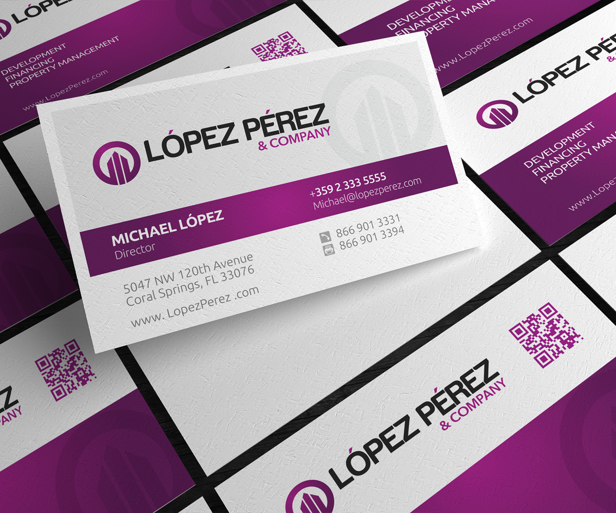 Business Card Design by Rich_LHA for Lopez Perez & Company | Design #3283718