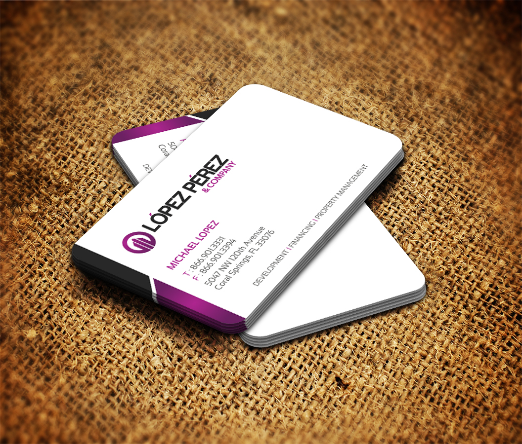 Business Card Design by Sarmishtha Chattopadhyay_loginchange for Lopez Perez & Company | Design #3282831