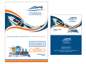 Flyer-Design von Brigitte Melissa B für Pilbara Clean Marine | Design #802556