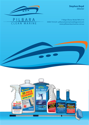 Flyer-Design von ABG für Pilbara Clean Marine | Design: #799475