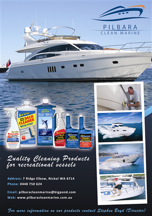 Flyer-Design von Bea für Pilbara Clean Marine | Design: #799347