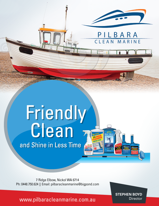 Flyer-Design von Harpreet Saini für Pilbara Clean Marine | Design #800602