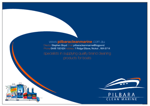 Diseño de Flyer por HanTud para Pilbara Clean Marine | Diseño: #810609