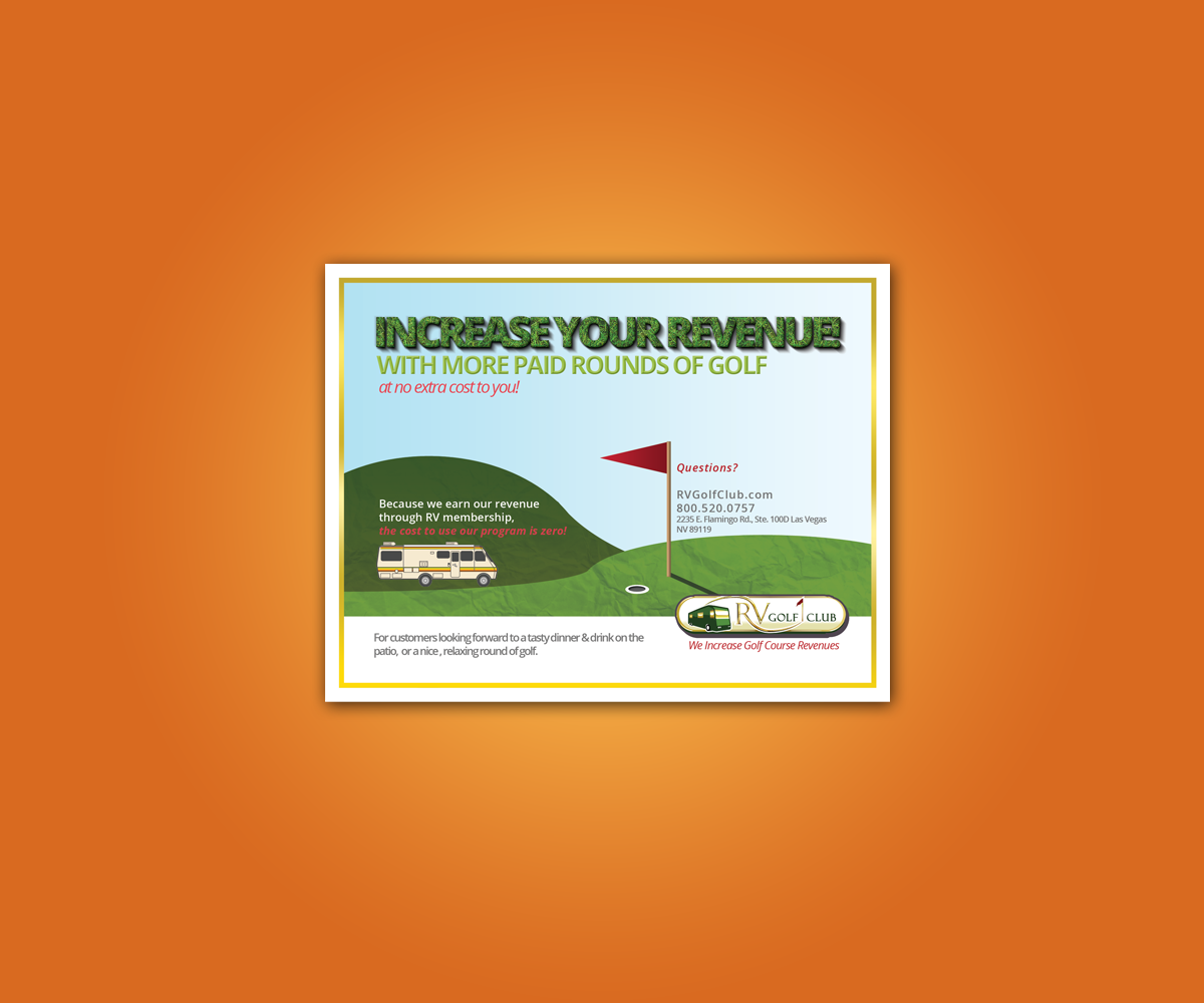Postcard Design by Seamus Radu for RV Golf Club | Design #3262120