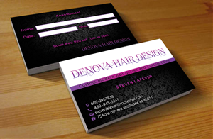 Visitenkarten-Design von Hardcore Design für denova hair design | Design #3289676