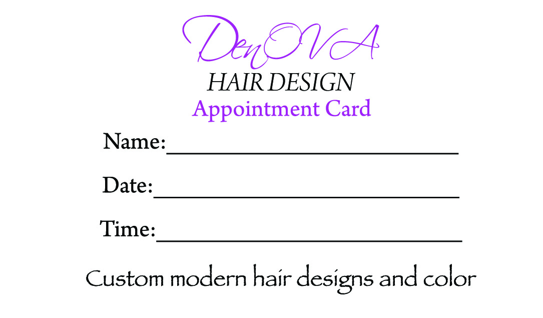 Diseño de Tarjeta de Presentación por jason torres para denova hair design | Diseño #3257267