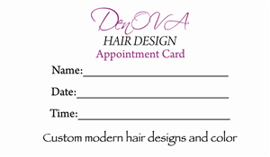 Visitenkarten-Design von jason torres für denova hair design | Design #3257267