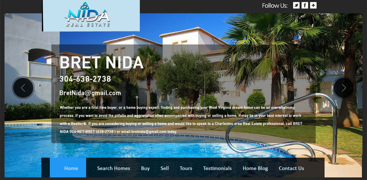 Web Design by kranthi.siriit for Nida Real Estate | Design #3304168
