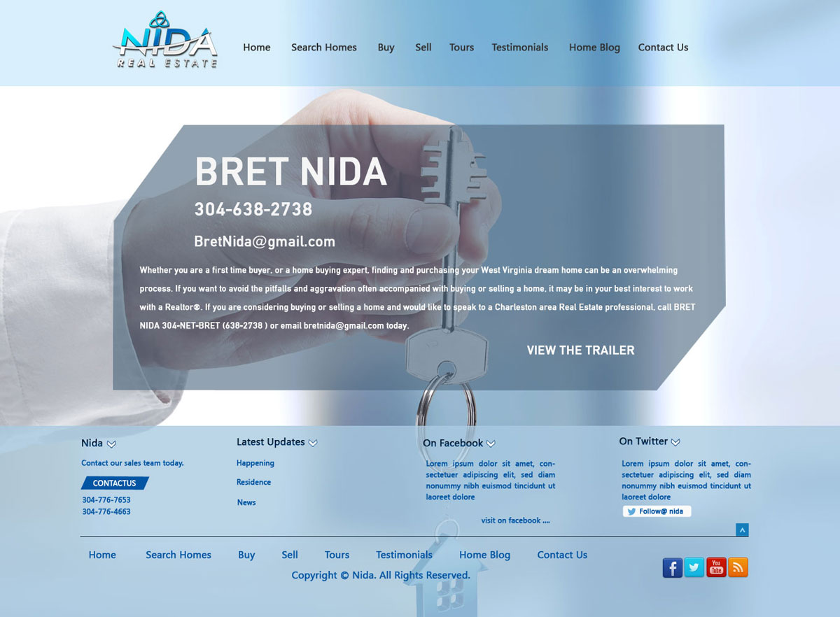 Web Design by kranthi.siriit for Nida Real Estate | Design #3304170