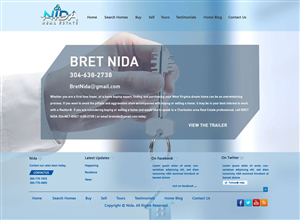 Web Design by kranthi.siriit for Nida Real Estate | Design: #3304170