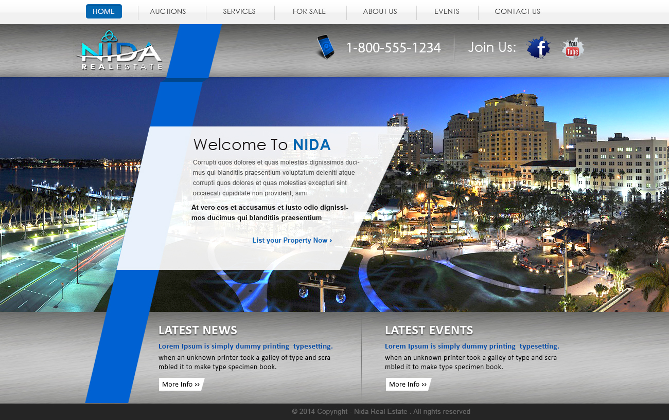 Diseño Web por webxvision para Nida Real Estate | Diseño #3297953