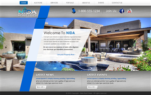 Web Design by webxvision for Nida Real Estate | Design: #3297964