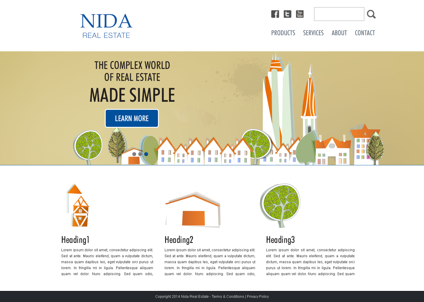 Web Design by yadunath for Nida Real Estate | Design #3297611