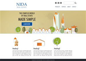 Web Design by yadunath for Nida Real Estate | Design: #3297611