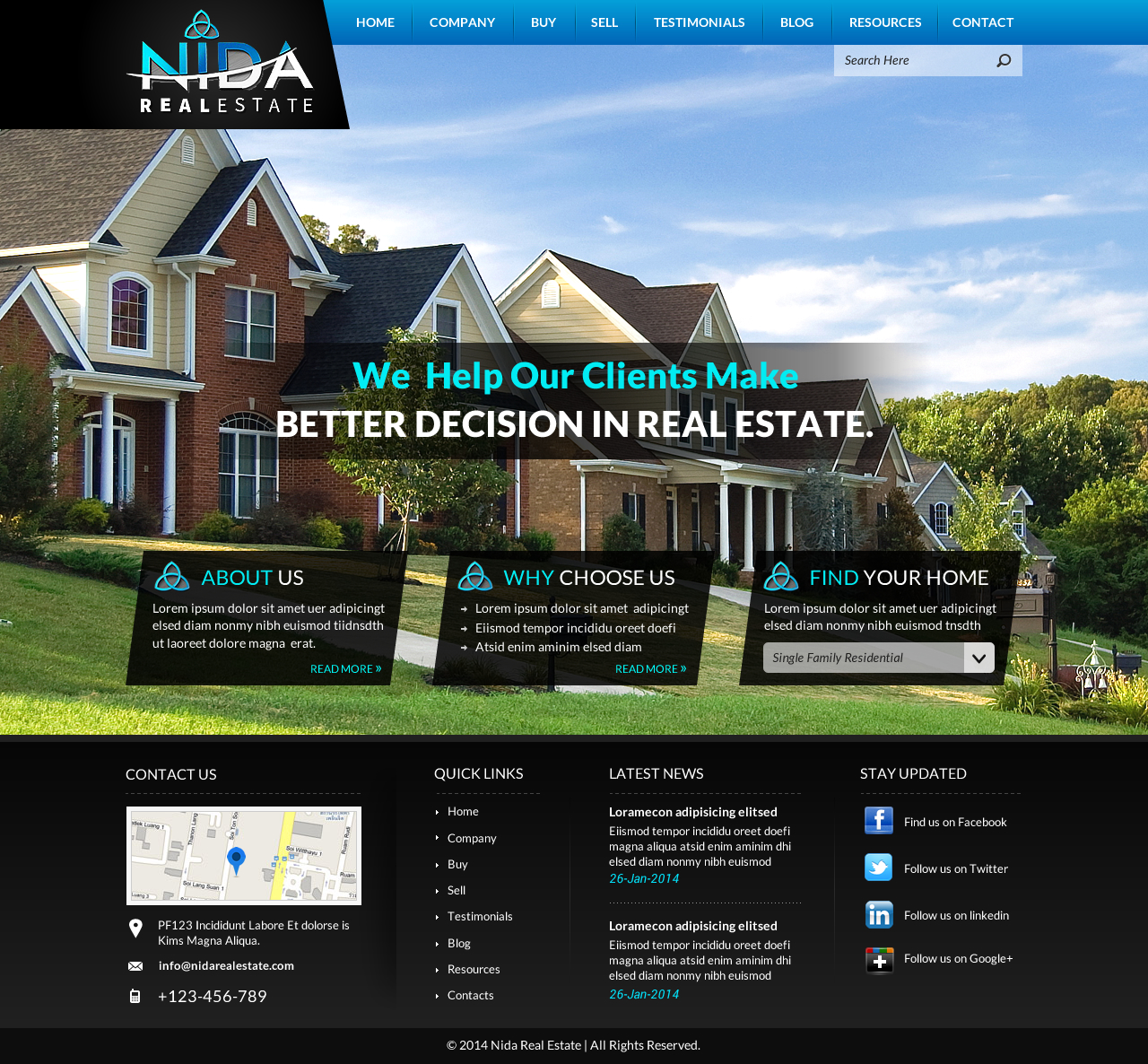 Web Design by Sbss for Nida Real Estate | Design #3262196