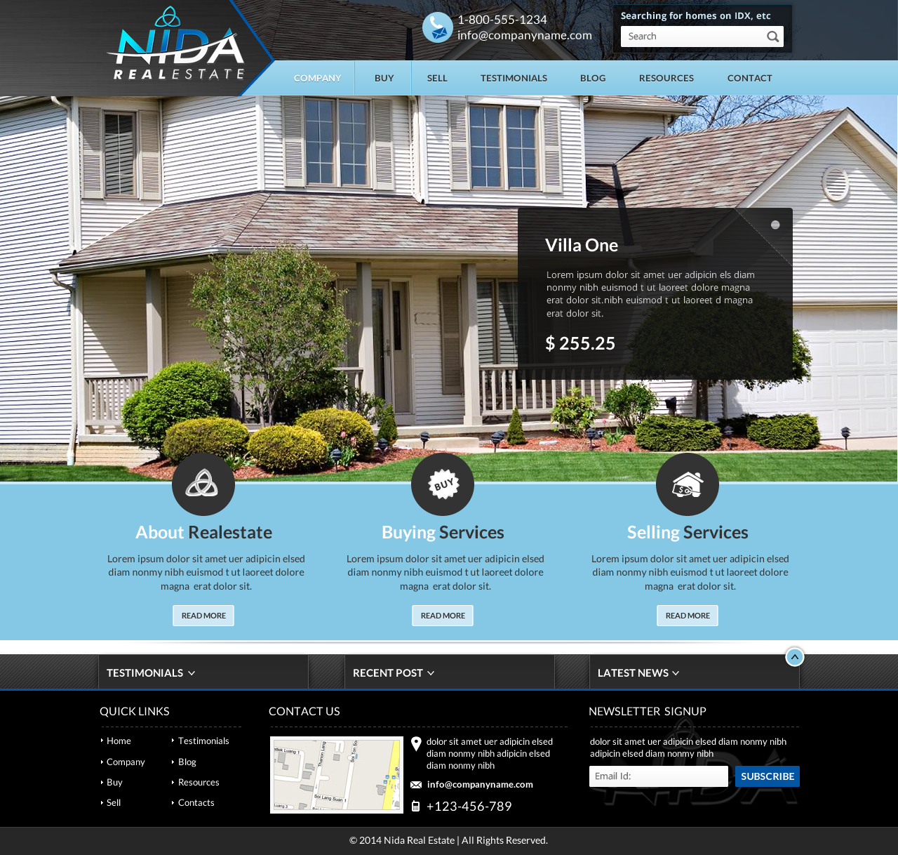 Web Design by Sbss for Nida Real Estate | Design #3262202