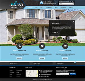 Web Design by Sbss for Nida Real Estate | Design: #3262202