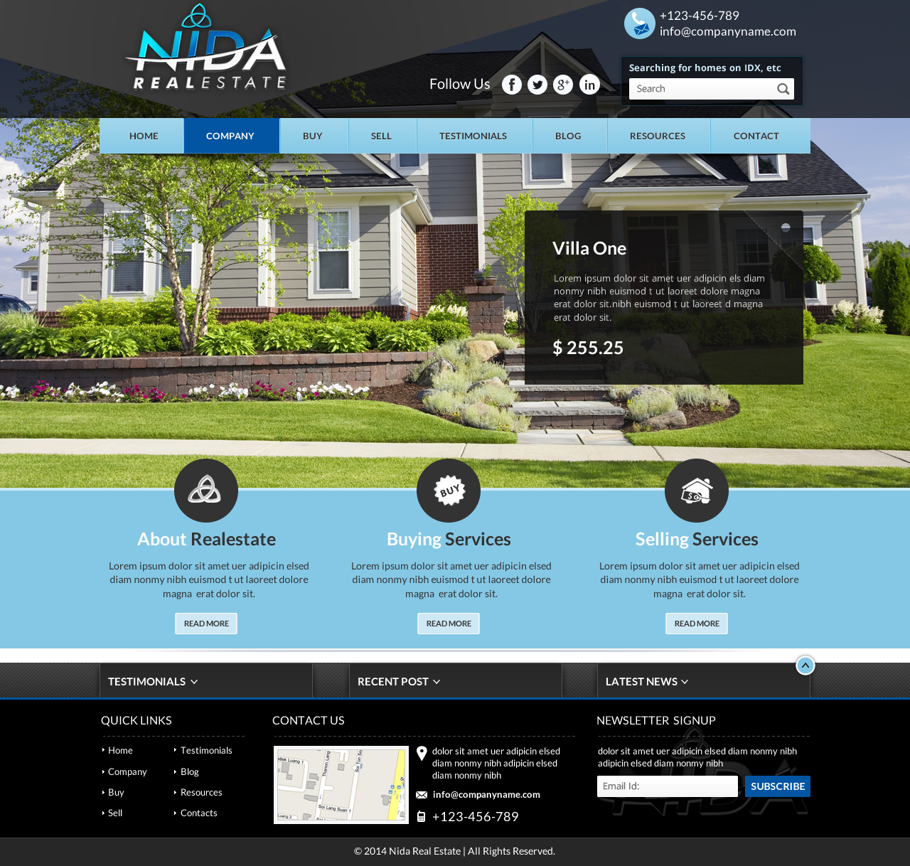 Web Design by Sbss for Nida Real Estate | Design #3262203