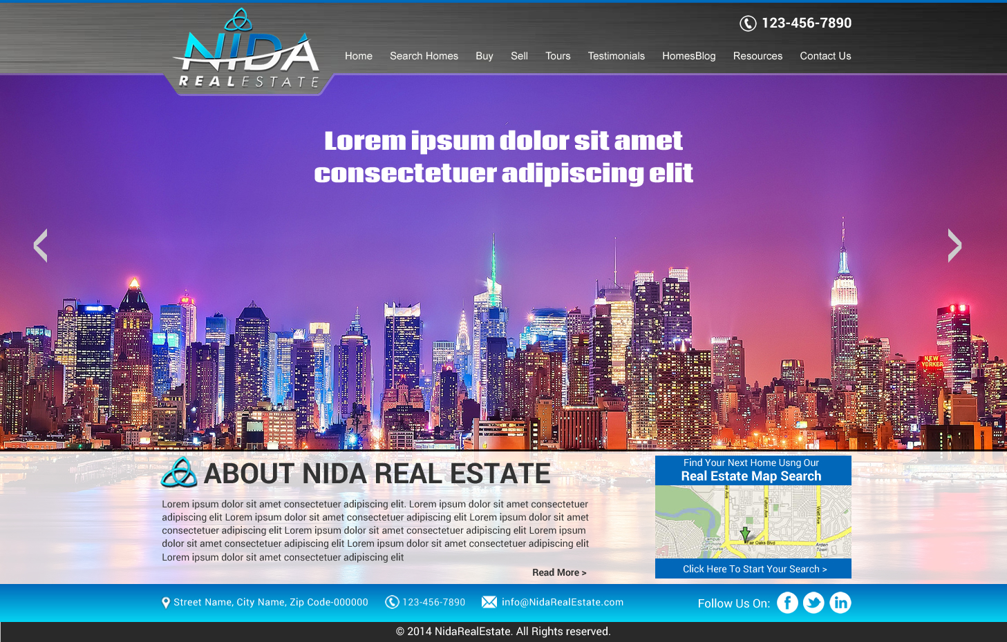 Web Design by Sbss for Nida Real Estate | Design #3262275