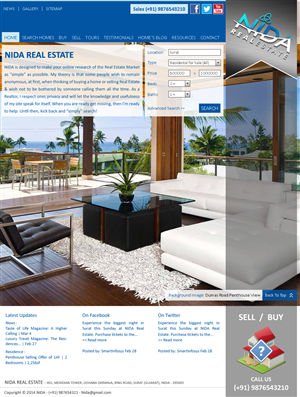 Web Design by Sbss for Nida Real Estate | Design: #3269686