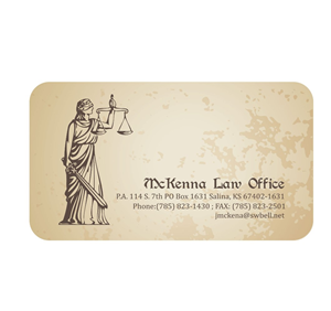 Law Office business card design | Visitenkarten-Design von RalucaV