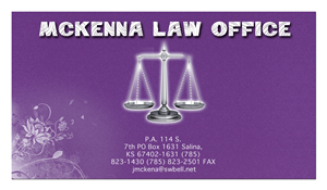 Visitenkarten-Design von Nishu4U für McKenna Law Office, P.A. | Design: #3273380