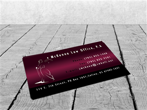Law Office business card design | Visitenkarten-Design von Sajin