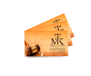 Design de Carte de Visite par vigil raj pour McKenna Law Office, P.A. | Design #3271080