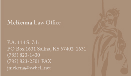 Business Card Design by hoch2wo for McKenna Law Office, P.A. | Design #3266262