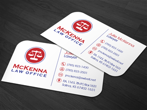 Law Office business card design | Diseño de Tarjeta de Presentación por kaatem