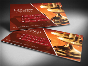 Design de Carte de Visite par FutureDesigne pour McKenna Law Office, P.A. | Design #3283673