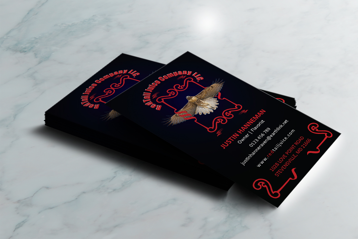 Business Card Design by MT for RedTail Juice LLC | Design #3279401