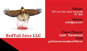 Business Card Design by markgraphics.ja for RedTail Juice LLC | Design #3271441
