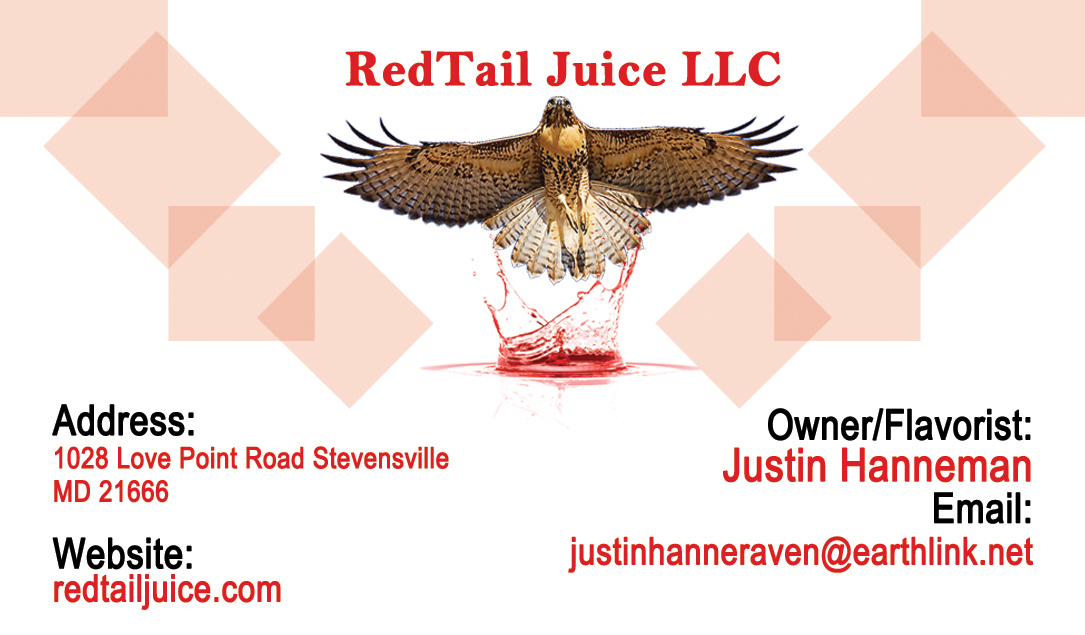 Design de Carte de Visite par markgraphics.ja pour RedTail Juice LLC | Design #3271770