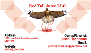 Design de Carte de Visite par markgraphics.ja pour RedTail Juice LLC | Design : #3271770
