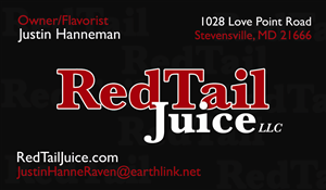 Visitenkarten-Design von jason torres für RedTail Juice LLC | Design: #3271427