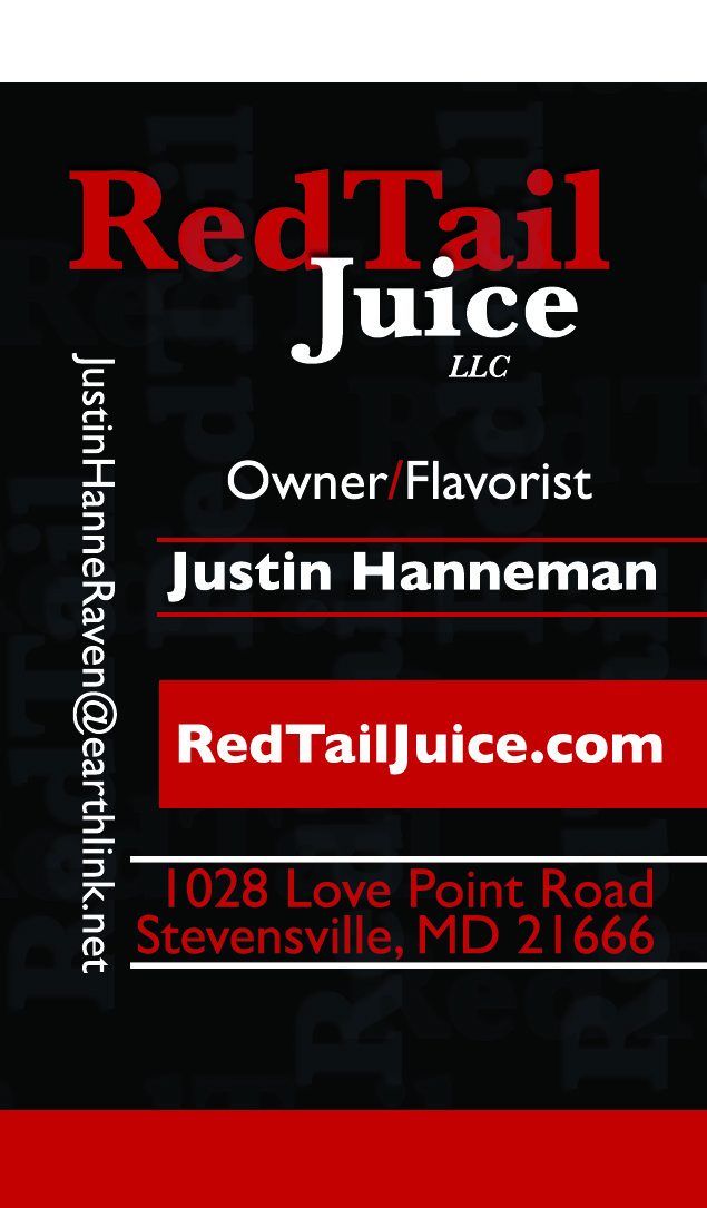Visitenkarten-Design von jason torres für RedTail Juice LLC | Design #3271437